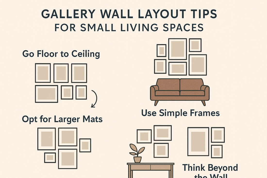 Gallery Wall Layout Tips for Small Living Spaces