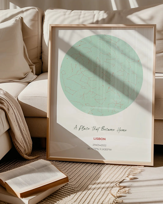 Custom Star Map Print - Wallfully