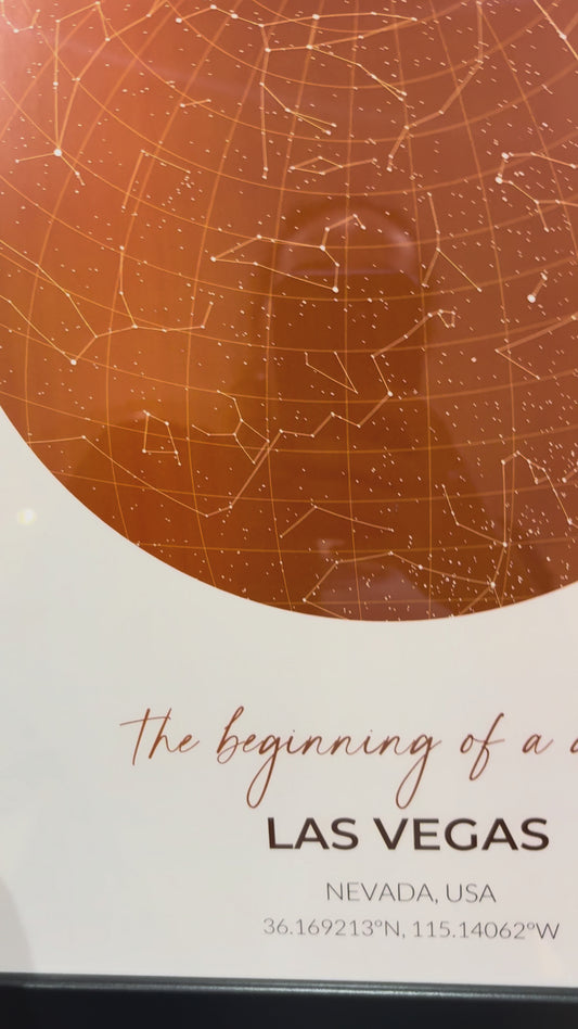 Custom Star Map Print