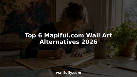 Designer sketching personalized map wall art