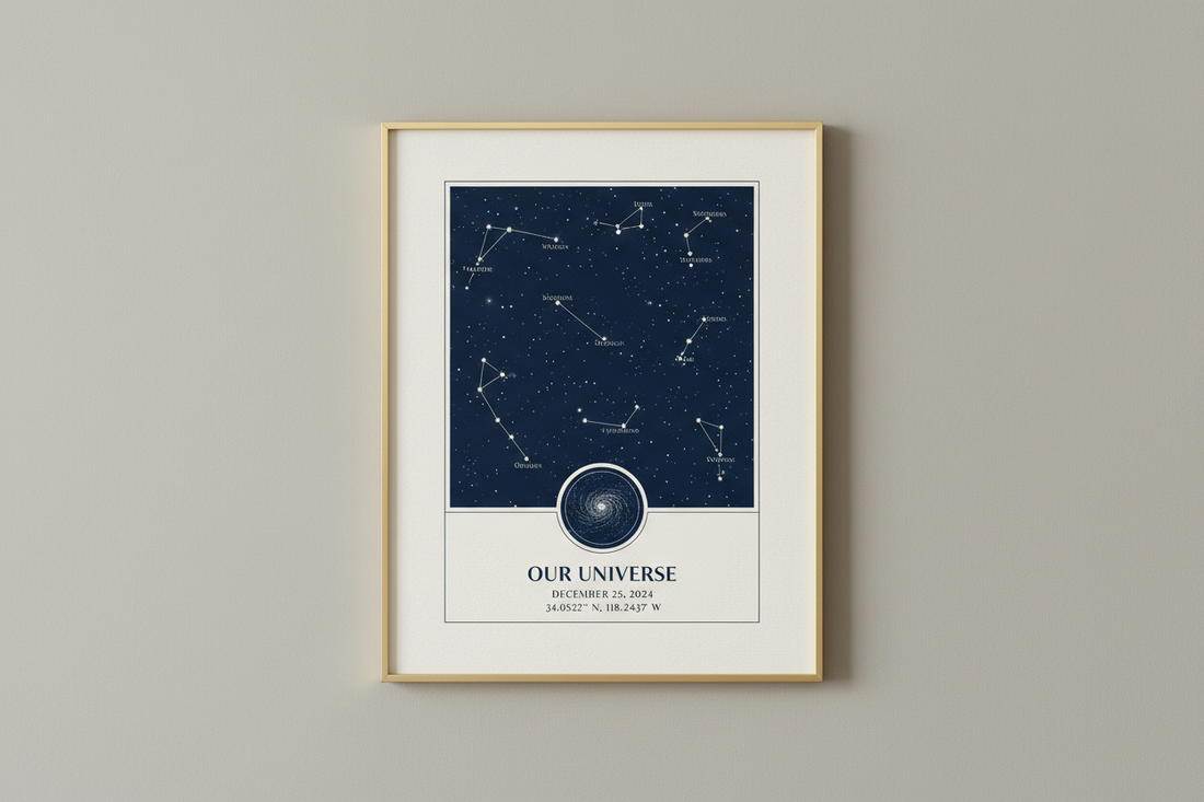 Star Map Posters: Crafting Unforgettable Anniversary Memories