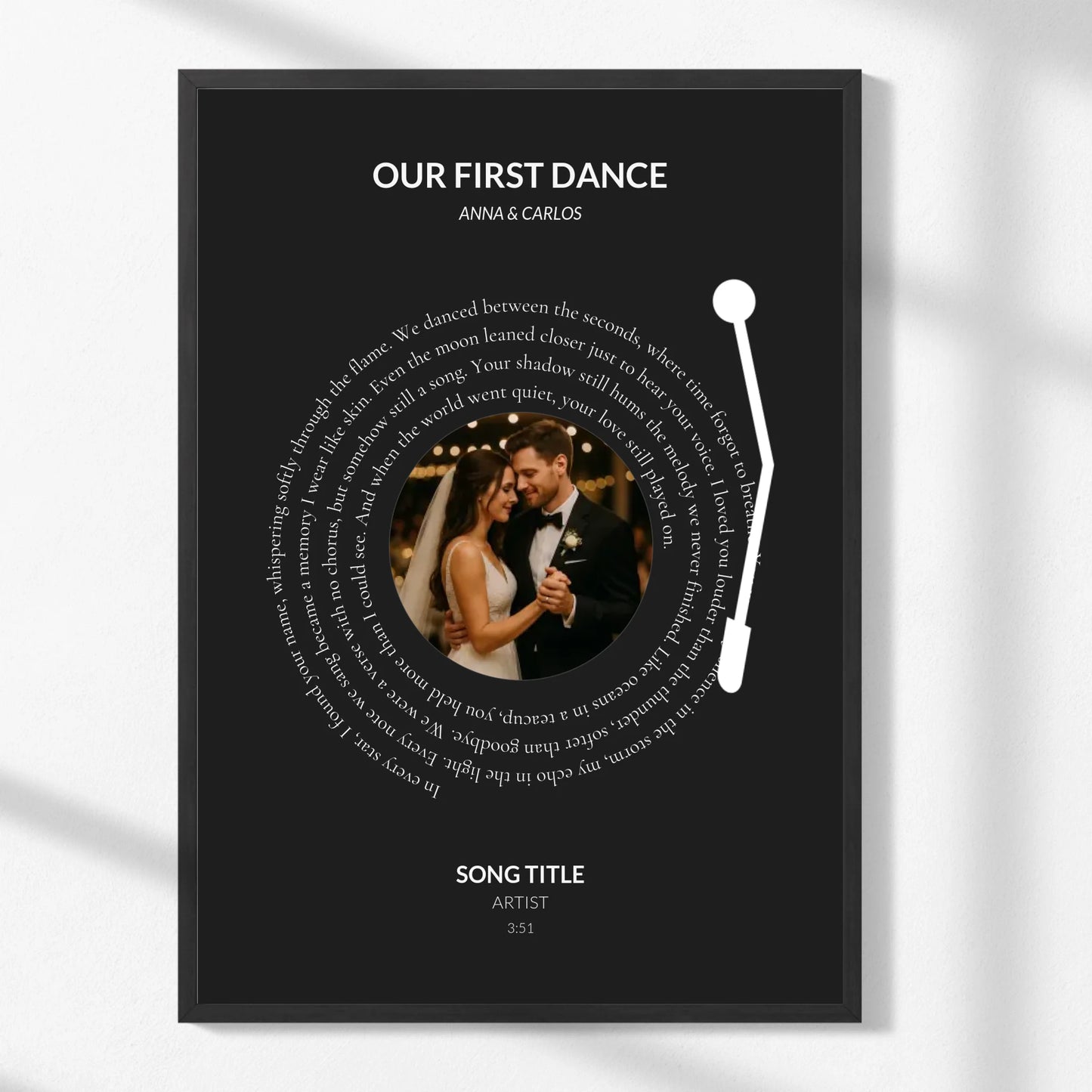 Personalized Vinyl Photo Print