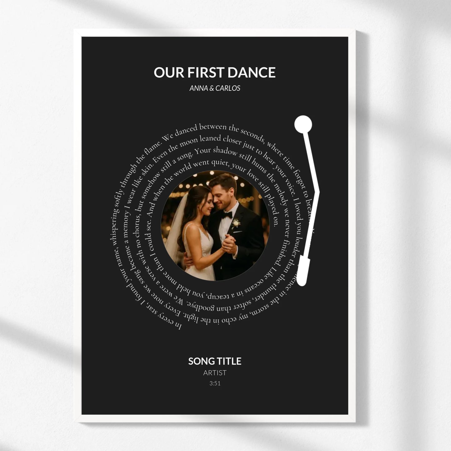 Personalized Vinyl Photo Print