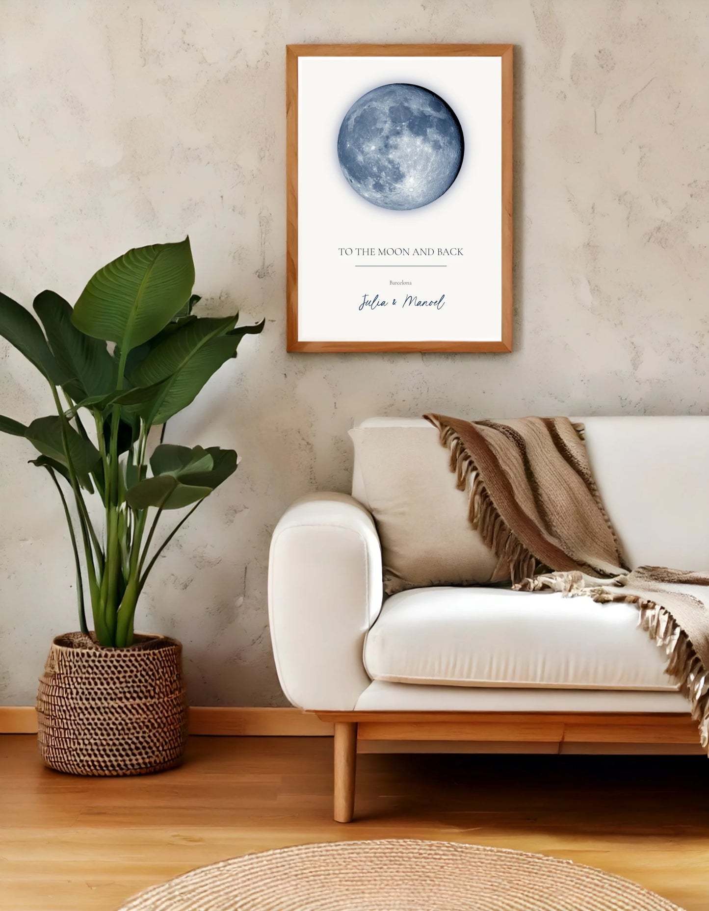 Custom Moon Phase Print -  Wallfully