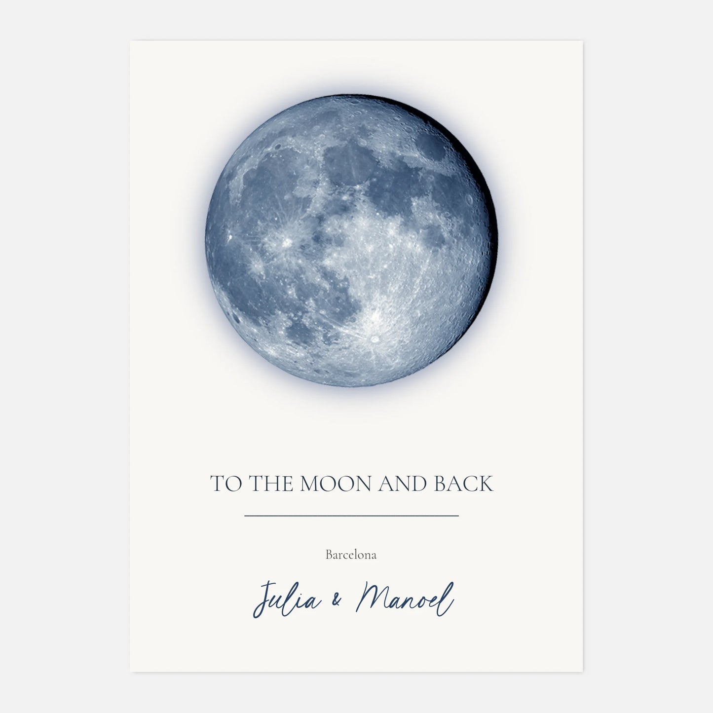 Custom Moon Phase Print -  Wallfully