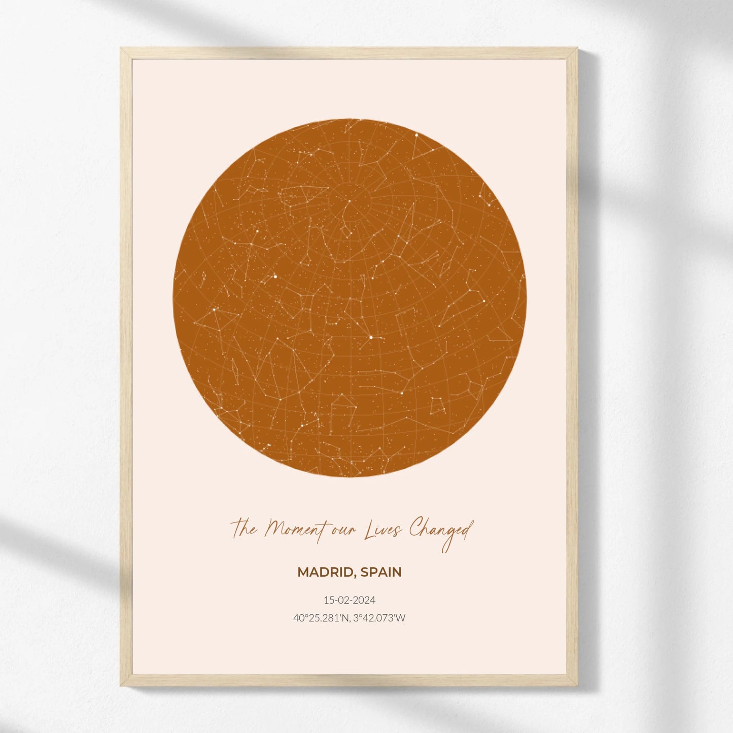 Custom Star Map Print -  Wallfully