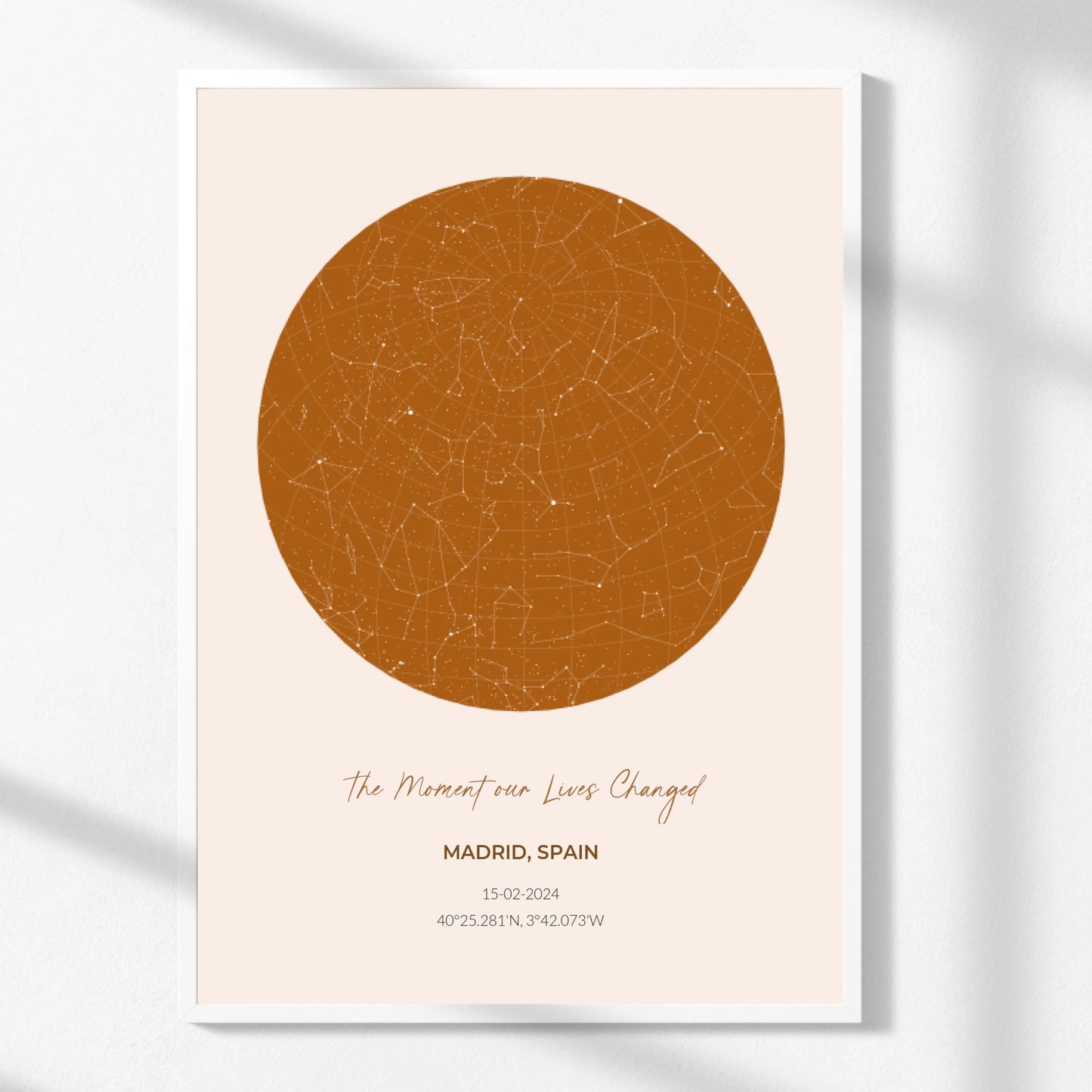 Custom Star Map Print -  Wallfully