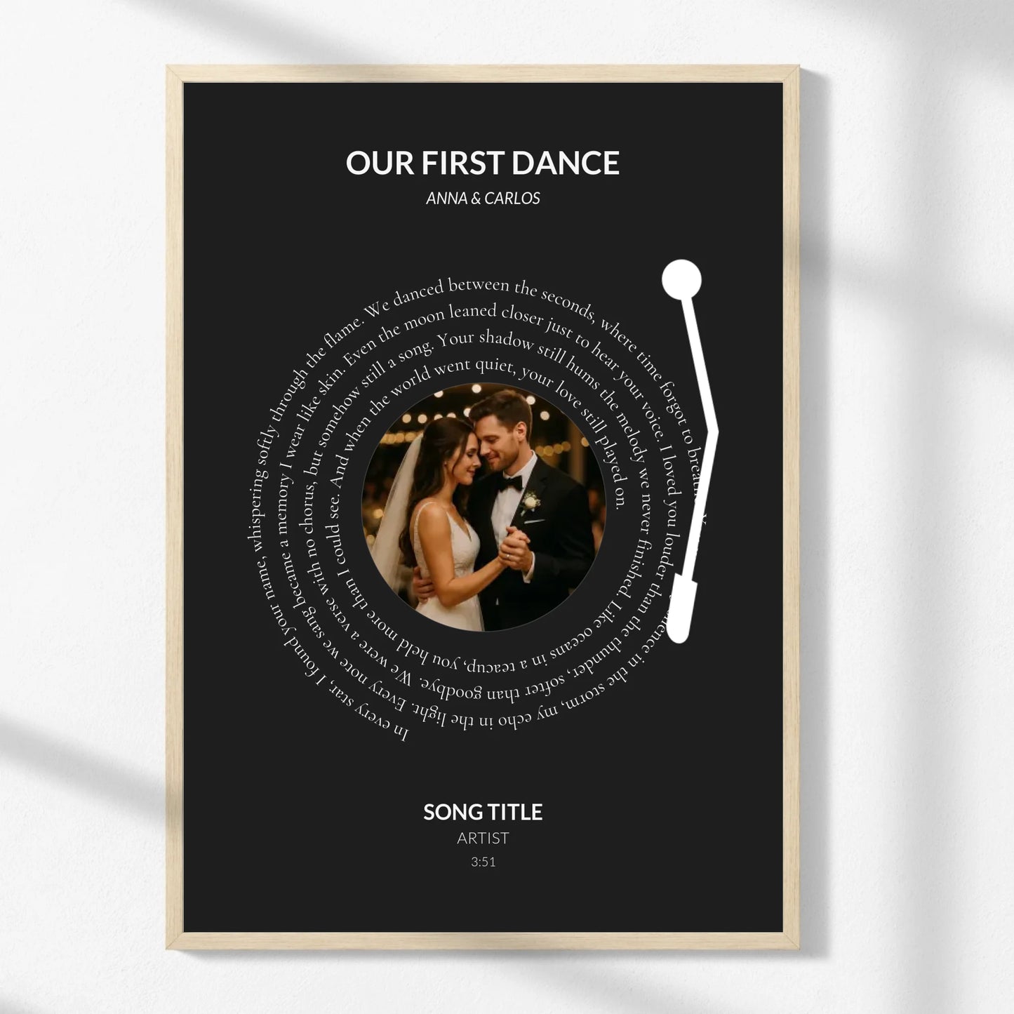 Personalized Vinyl Photo Print -  Wallfully